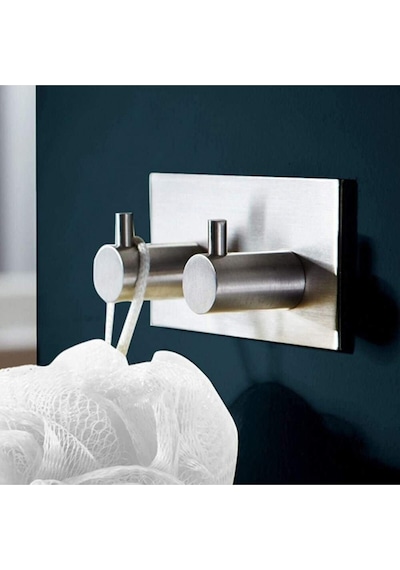 Zift Unique Paslanmaz Çelik Havlu / Bornoz Askısı / 2 Adet Ikili Askılık / Banyo Mutfak Havlu Askısı Diğer