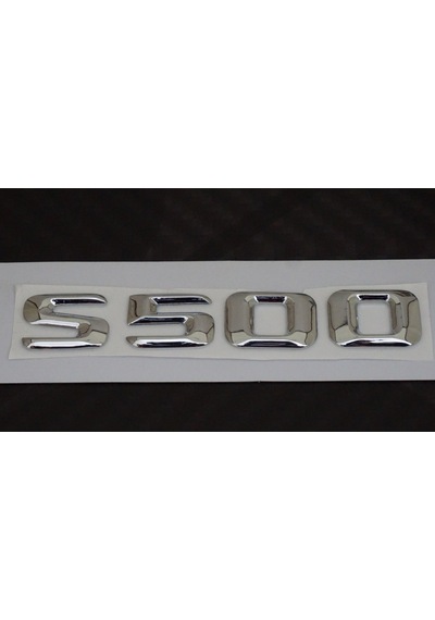 S500 Bagaj Krom Metal 3M 3D Yazı Logo