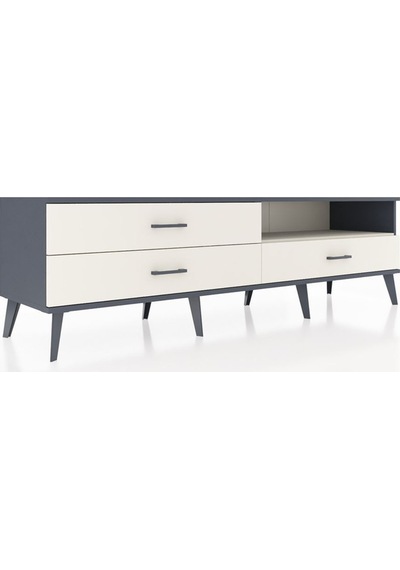 Hyperion Tv Ünitesi Tek Raflı 3 Çekmeceli 176x44x51 Antrasit-aytaşı/aytaşı Aytası/aytası Hyperion Tv Ünitesi Tek Raflı 3 Çekmeceli 176x44x51 Antrasit-aytaşı/aytaşı Aytası/aytası