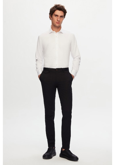 D'S Damat Ds Damat Slim Fit Beyaz Düz Gömlek 5he02sg00024m 801