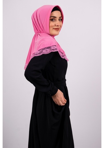Hürrem Bone Pembe Pratik Hazır Geçmeli Tesettür Eşarp Viskon Kumaş Çıtçıtlı D Pembe Hürrem Bone Pembe Pratik Hazır Geçmeli Tesettür Eşarp Viskon Kumaş Çıtçıtlı D Pembe