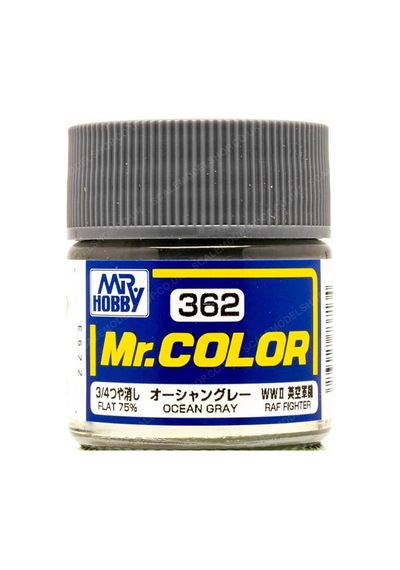 10 Ml. Ocean Grey Mr.color Serisi Maket Boyası, Mr.hobby C362 Standart