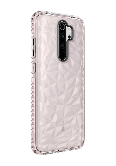 Xiaomi Redmi Note 8 Pro Kılıf Zore Buzz Kapak Pembe