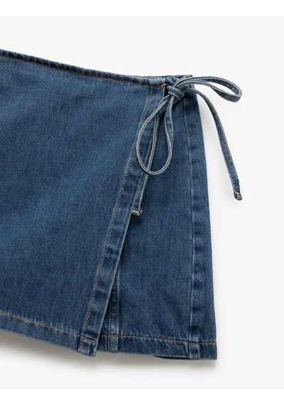 Koton Pamuklu Bağlama Detaylı Mini Denim Şort Etek Koyu İndigo 5sal40010md Dark Indigo Koyu İndigo Koton Pamuklu Bağlama Detaylı Mini Denim Şort Etek Koyu İndigo 5sal40010md Dark Indigo Koyu İndigo