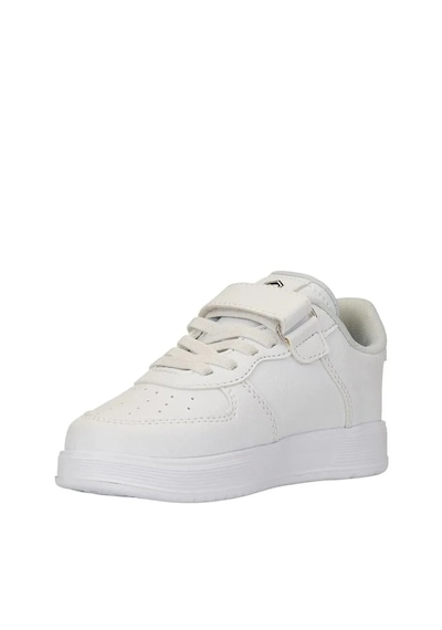 Zacoz Unisex Çocuk Spor Ayakkabı Cırt Cırtlı Hafif Rahat Günlük Okul Sneaker beyaz