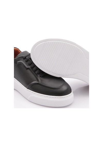 Dgn Urbano Erkek Sneakers Ayakkabi Siyah Antik Beyaz