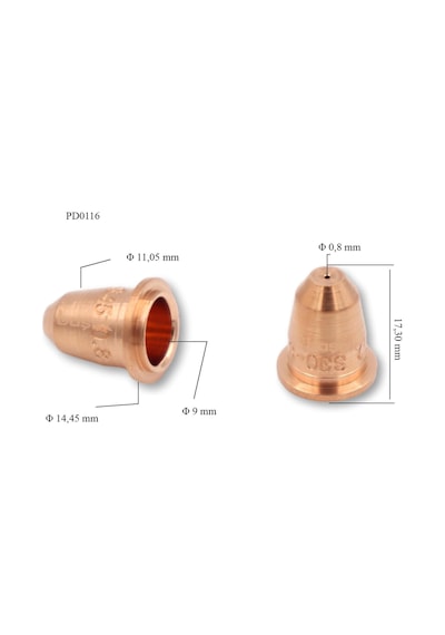 Trafimet S25-s35-s45 0,8mm Plazma Kesim Memesi Pd0116-08