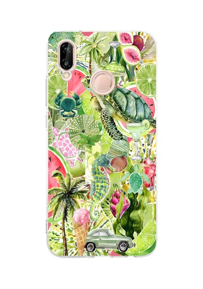 Huawei P20 Lite Desen286 Çok Renkli