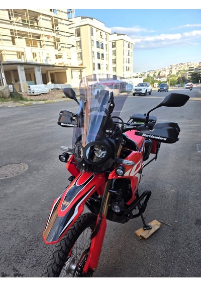 Motocam Honda Crf 300 Rally Ön Cam 2017-2026 Model 56cm Füme Renkli 4mm