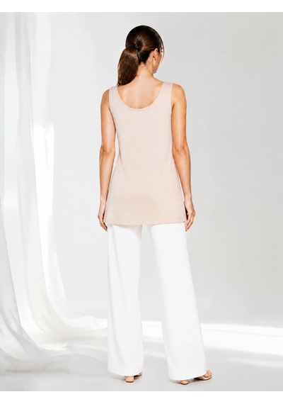 Nealirsanall.com Kadın Penye Oversize Kolsuz Salaş Tunik - U Yaka Dökümlü Uzun Atlet Beyaz Nealirsanall.com Kadın Penye Oversize Kolsuz Salaş Tunik - U Yaka Dökümlü Uzun Atlet Beyaz