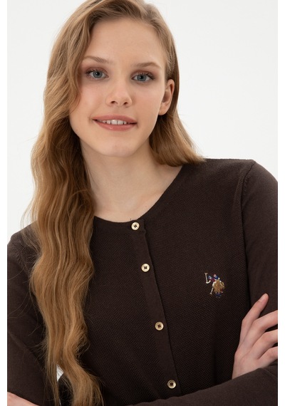 U.s. Polo Assn. Kadın Koyu Kahverengi Hırka Triko 50307737-vr084 Koyu Kahverengi U.s. Polo Assn. Kadın Koyu Kahverengi Hırka Triko 50307737-vr084 Koyu Kahverengi