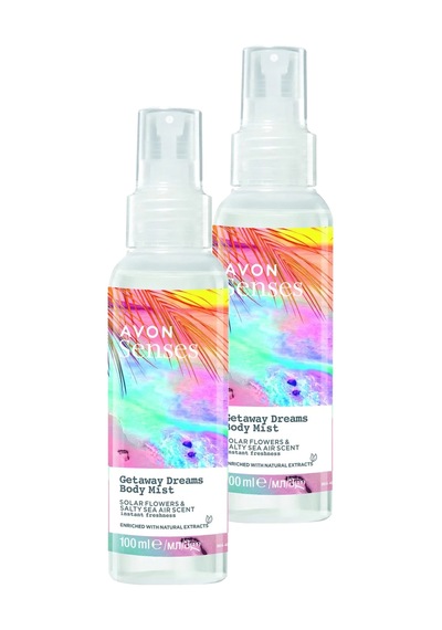 Senses Getaway Dreams Deniz Tuzu Ve Güneş Çiçeği Kokulu Vücut Spreyi 100 Ml. İkili Set - 612173024