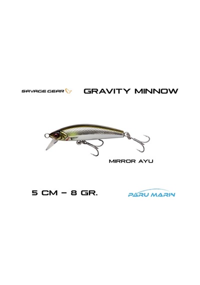 Savage Gear Gravity Minnow 50Mm. 8Gr. Mirror Ayu