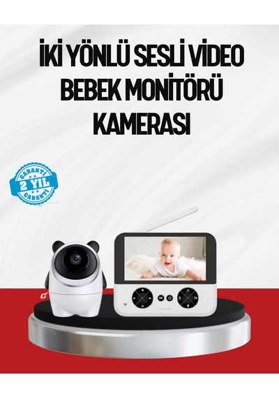 Görüntülü - 13 - Bebek Monitörü 4.3 İnç Ekran Ve - Csmtex - Sesli İletişim