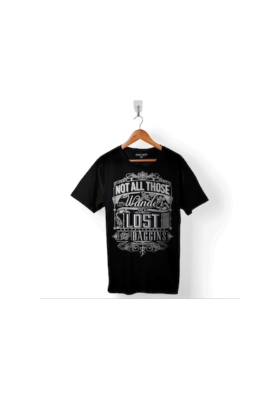 Not All Those Who Wander Are Lost Lord Of The Baskılı Tişört Unisex T-shirt 001