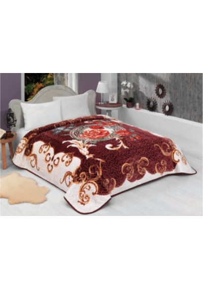 Mink Solana Lüks Vizon Battal Boy Battaniye 988 Kahve 220X240