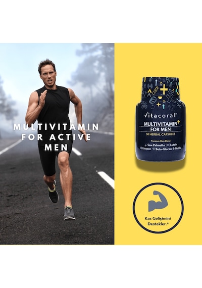 Multivitamin For Men 30 Bitkisel Kapsül