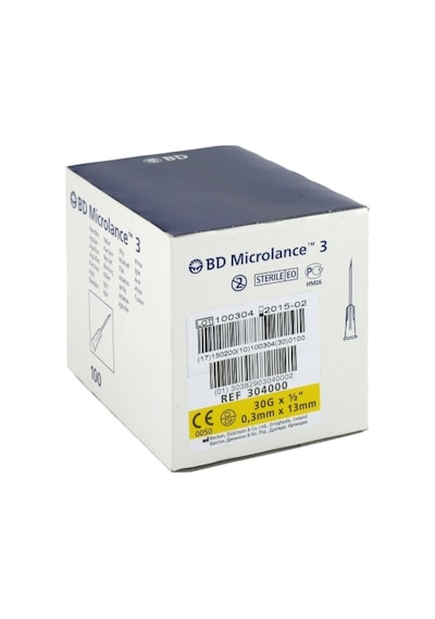 Mezoterapi İğnesi 30 G x 13 Mm Bd - Microlance - 100 Adet