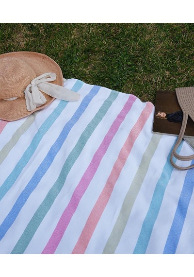 %100 Pamuk 90x160 Cm Unisex Plaj Havlusu Baveno Desen002
