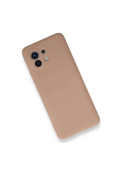 Xiaomi Mi 11 Uyumlu Kılıf Nano İçi Kadife Silikon - Pudra