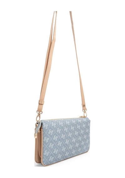 Silver & Polo Silver Polo Mavi - Ten Monogram Kadın Çapraz Çanta Sp1291