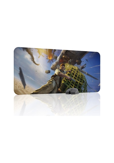 Uncharted Kaymaz Dikişli Kauçuk Oyuncu Mousepad V4 - 90x40 Xxl Gaming Mouse Pad Fare Altlığı