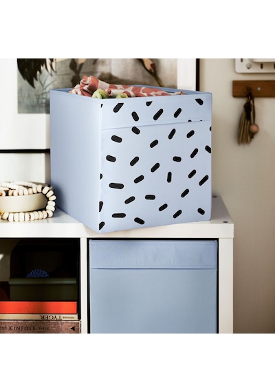 Ikea Dröna Katlanabilir Depolama Kutusu 33 X 38 X 33 Cm Beyaz - Siyah