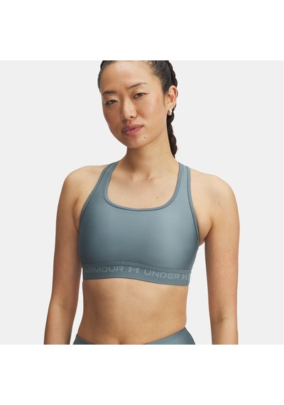 Under Armour Crossback Mid Bra Kadın Bustiyer 1361034-587 Mavi
