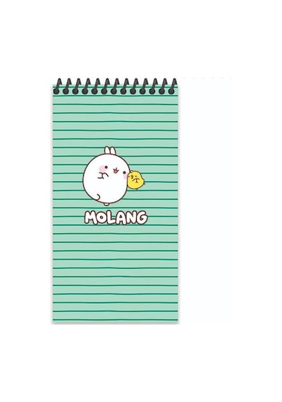 Molang 10 19 80 Yp Çiz. Spr.karton Kapak Defter - Yeşil Çok Renkli