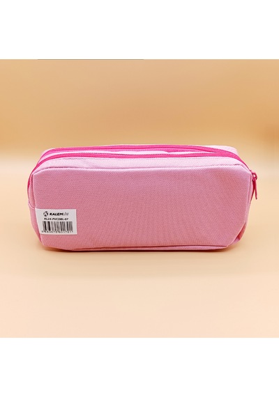 Müzik Temalı Pembe Çok Bölmeli Kalem Kutusu Fermuarlı Okul Kalemliği Çok  Renkli