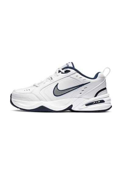 Nike Air Monarch IV Erkek Fitness Ayakkabısı 415445-102 Beyaz - Lacivert