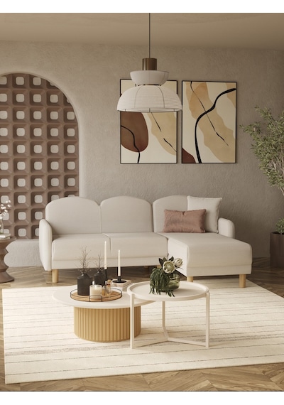 Eco Bohem Köşe Takımı, İskandinav L Koltuk, Modern Köşe Koltuk