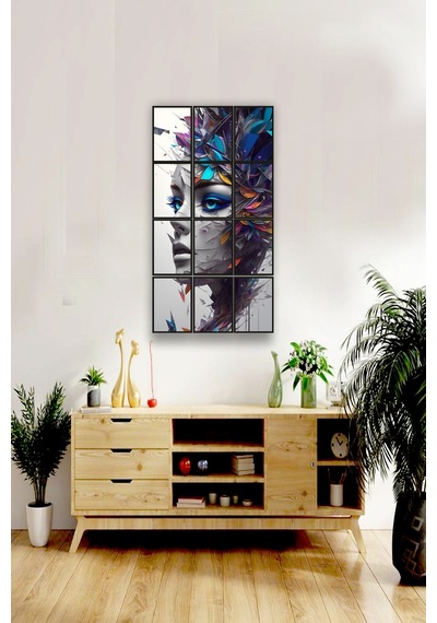 12 Parça Renkli Güzel Kadın Çerçeve Görünümlü Mdf Tablo Duvar Süsü Hediyelik Eşya 45cm X 85cm Renkli - 602507761 Renkli 12 Parça Renkli Güzel Kadın Çerçeve Görünümlü Mdf Tablo Duvar Süsü Hediyelik Eşya 45cm X 85cm Renkli - 602507761 Renkli