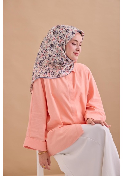 Silk Home Twill İpek Eşarp 11477-19 Ekru, Gümüş, Pembe, Çelik Mavi, Su Yeşili