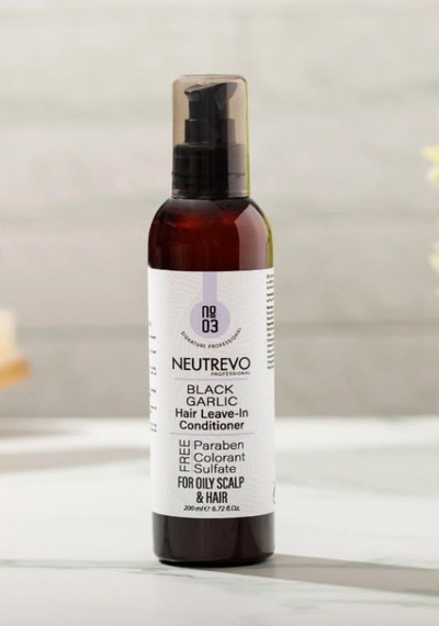 Neutrevo Professional No:3 Black Garlic Serisi Dengeleyeci Ve Arındırıcı Durulanmayan Saç Bakım Kremi 200 Ml