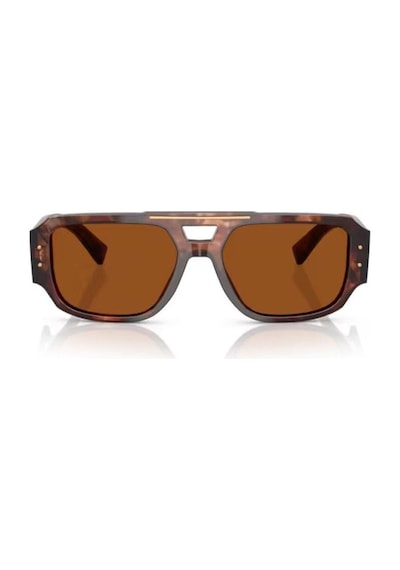Dolce Gabbana Dg 4482 322273 57 Erkek Pilot Kırçıllı Kırmızı Kemik Güneş Gözlüğü Kahverengi