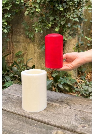 Rufus Concept Silindir 7,5x14cm Silikon Mum Kalıbı Genel