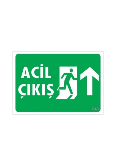 Pvc Levha Quot;Acil Çıkışquot; 17,5*25 Cm (475560567)