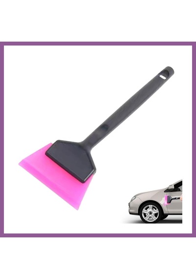 Bezos Mini Saplı Silikon Çekçek Ragle Cam Filmi Çekme Uygulama Aparatı 6x16cm Siyah Pembe Rengaren
