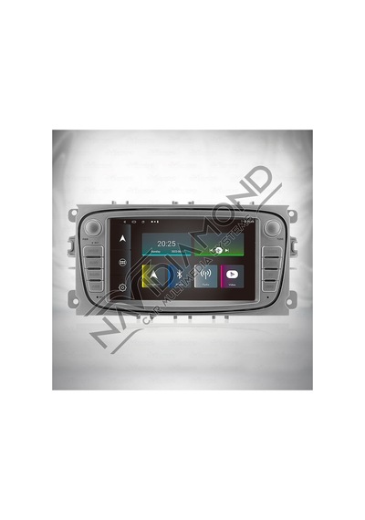 Ford Connect-mondeo-focus Oval Gri 2 Gb Ram 32 Gb Hafıza Androıd Multımedıa Teyp 9.0 İnç