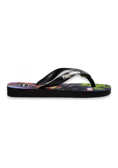 Havaianas 4148300 Kids Top Marvel Ii Parmak Arası Siyah Erkek Çocuk Terlik Siyah