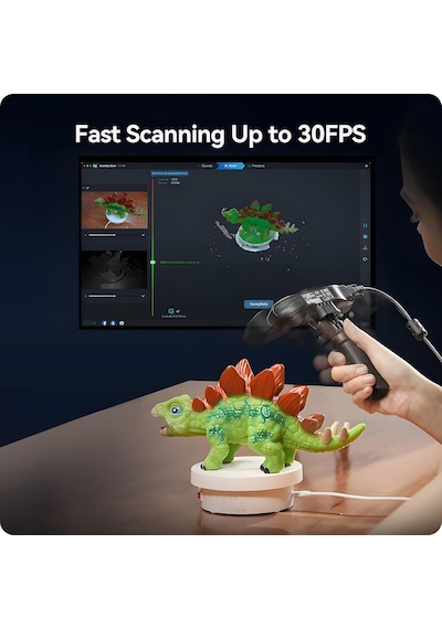 Creality 3d Tarayıcı Ferret Pro, Resmi Cr Tarama Ferret Pro 3d Tarayıcı, Kablosuz Tarama, Sarsıntı Önleyici Takip, Hızlı Tam Renkli Tarama, 0,1 Mm Doğruluk
