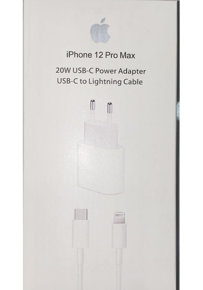 Apple Uyumlu iPhone 12 Pro Max 20 Watt Şarj Aleti Apple Uyumlu iPhone 12 Pro Max 20 Watt Şarj Aleti