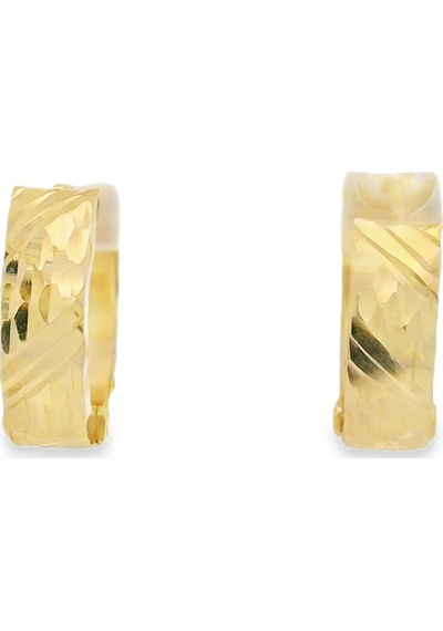 Cigold Taşsız Küpe 14 Ayar Altın 1.66 Gr Oa-k1tb01029354 Renkli