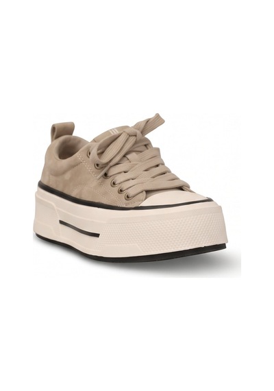 Ayakkabı Fuarı Elit Hml262-1109 Kadın Klasik Sneaker Bej
