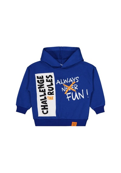 Civil Boys Cehallenge Baskılı 2-5 Yaş Sweatshirt Saks Mavisi