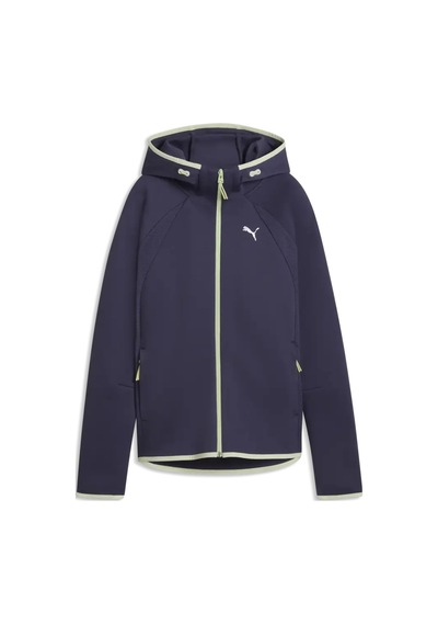 Puma Evostrıpe Full-zip Hoodie Dk Lacivert Kadın Kapüşonlu Sweatshirt