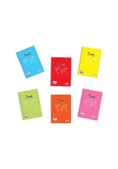 Dazzle A4 Spiralli Defter Pp Kapak 72 Yaprak Çizgili