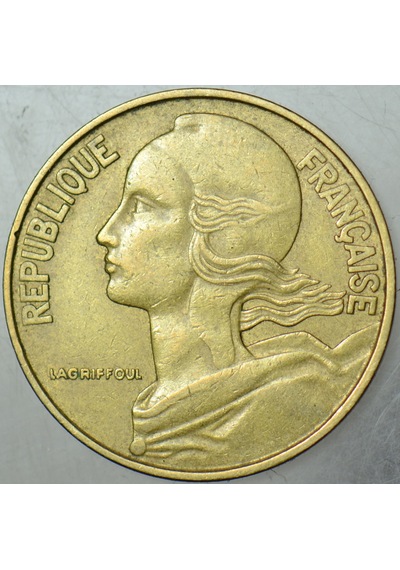 Fransa 20 Centimes 1962.