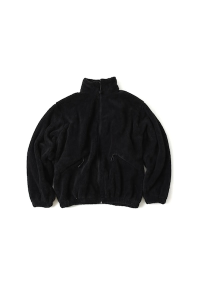 Kadın Oversize Peluş, Polar, Fermuarlı, Teddy Dik Yaka, Sıcak Tutucu Yumuşak Kışlık Ceket Siyah